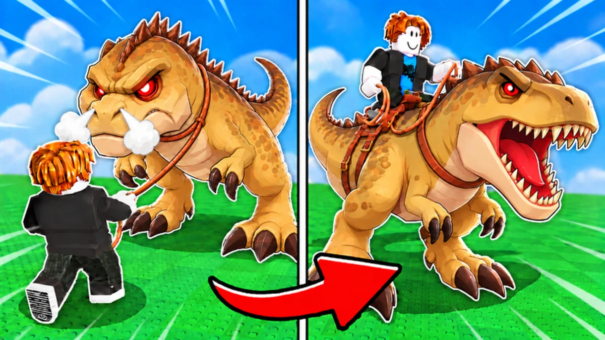 Official Ride a Dino landscape artwork